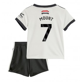 Manchester United Mason Mount #7 Tredje skjorte til barn 2024-25 Kortermet (+ korte bukser)